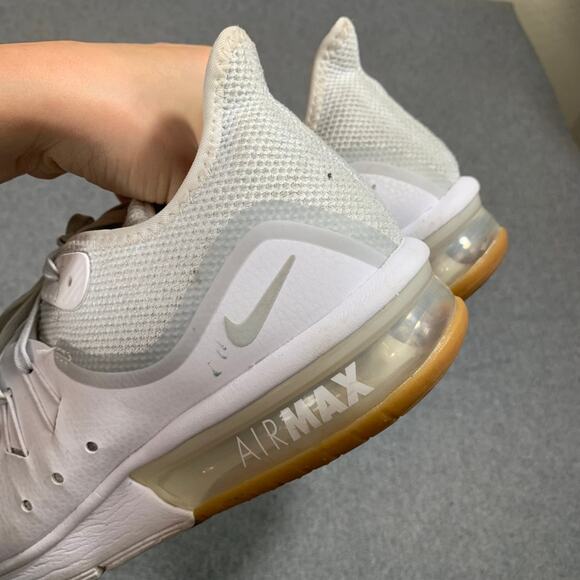Nike Air Max Sequent 3 Womens Size 11 White Athletic Shoes - Picture 9 of 15